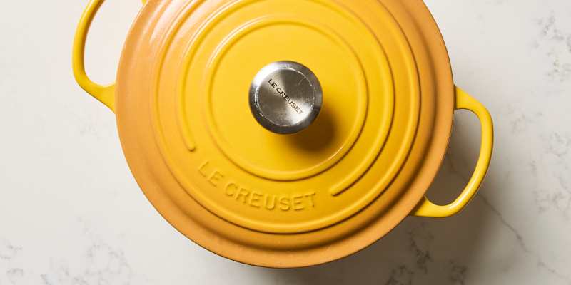 LE CREUSET イエローフライパン Le Creuset 23 Cast Iron Enamel Skillet 9